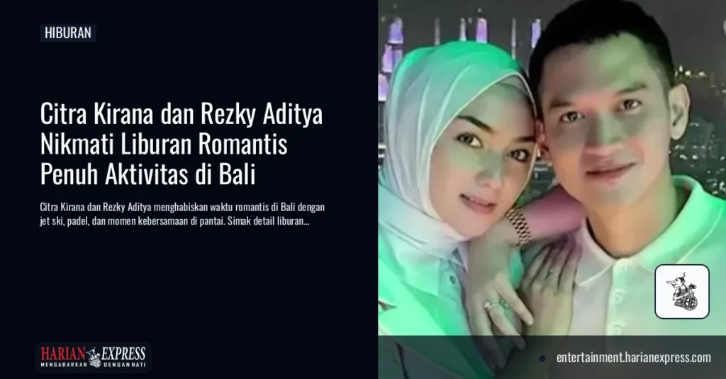 Citra Kirana dan Rezky Aditya Nikmati Liburan Romantis di Bali, dari Jet Ski hingga Padel