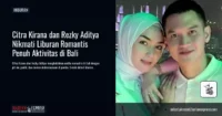 Citra Kirana dan Rezky Aditya Nikmati Liburan Romantis di Bali, dari Jet Ski hingga Padel