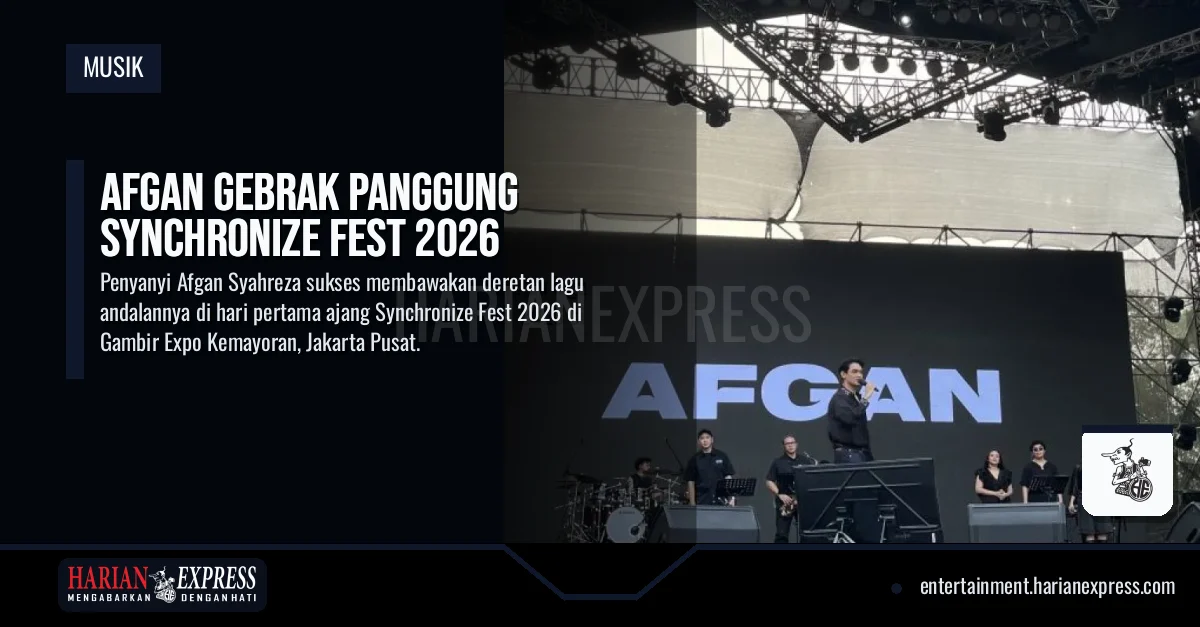 Afgan Gebrak Panggung Synchronize Fest 2026