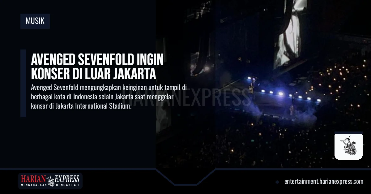Avenged Sevenfold Ingin Konser di Luar Jakarta