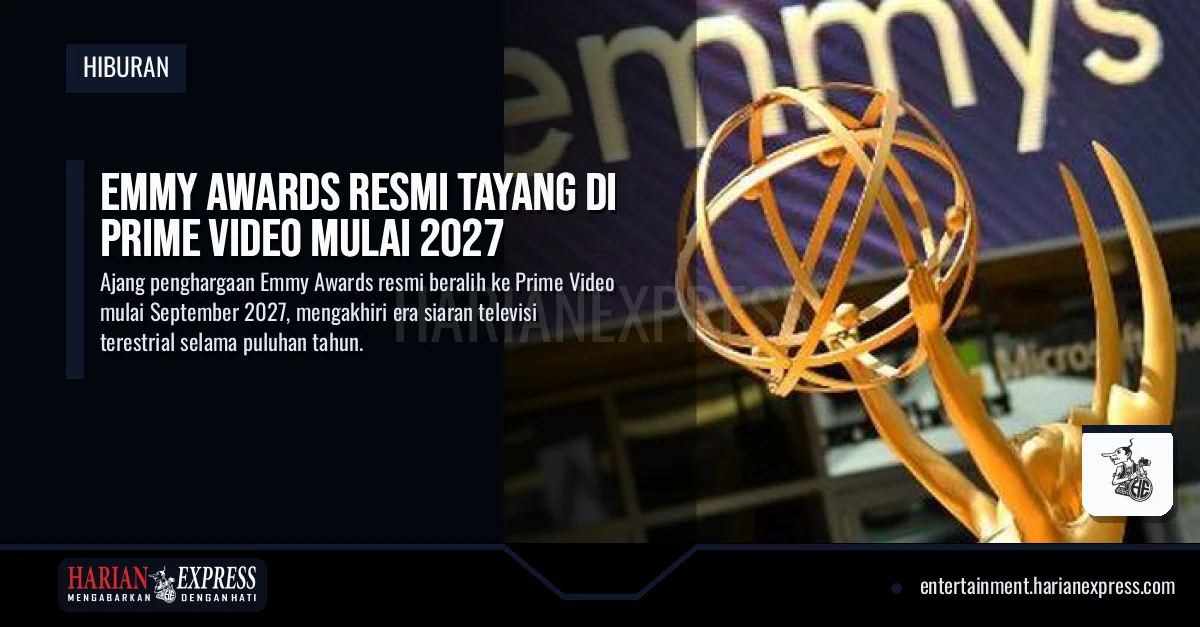 Emmy Awards Resmi Tayang di Prime Video Mulai 2027