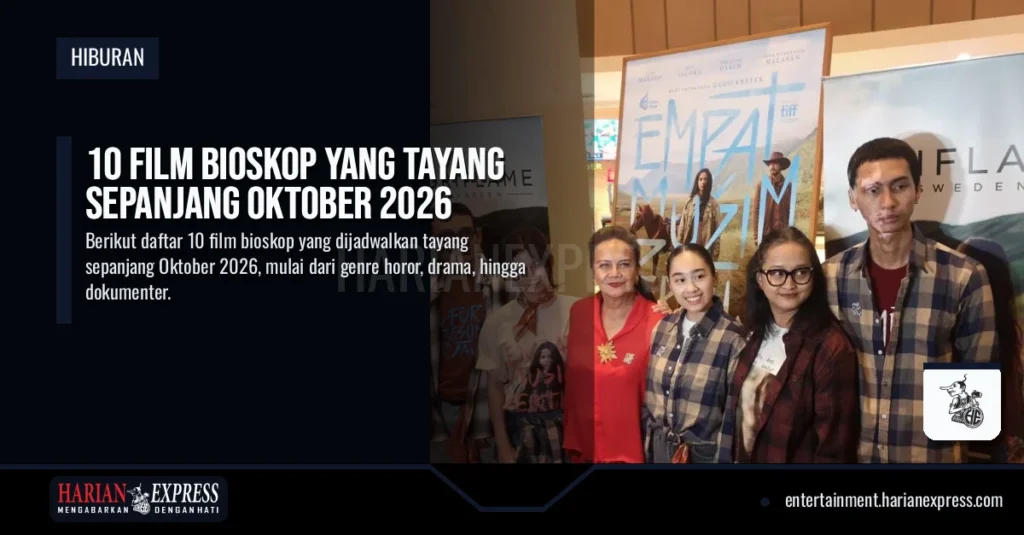 10 Film Bioskop yang Tayang Sepanjang Oktober 2026