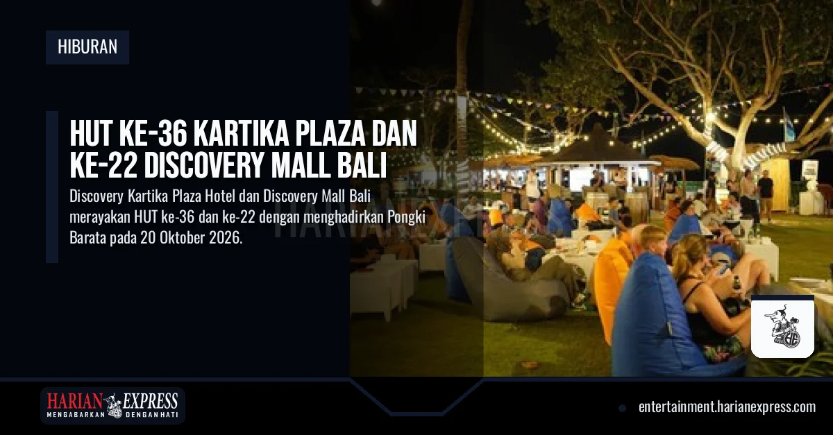 HUT Ke-36 Kartika Plaza dan Ke-22 Discovery Mall Bali