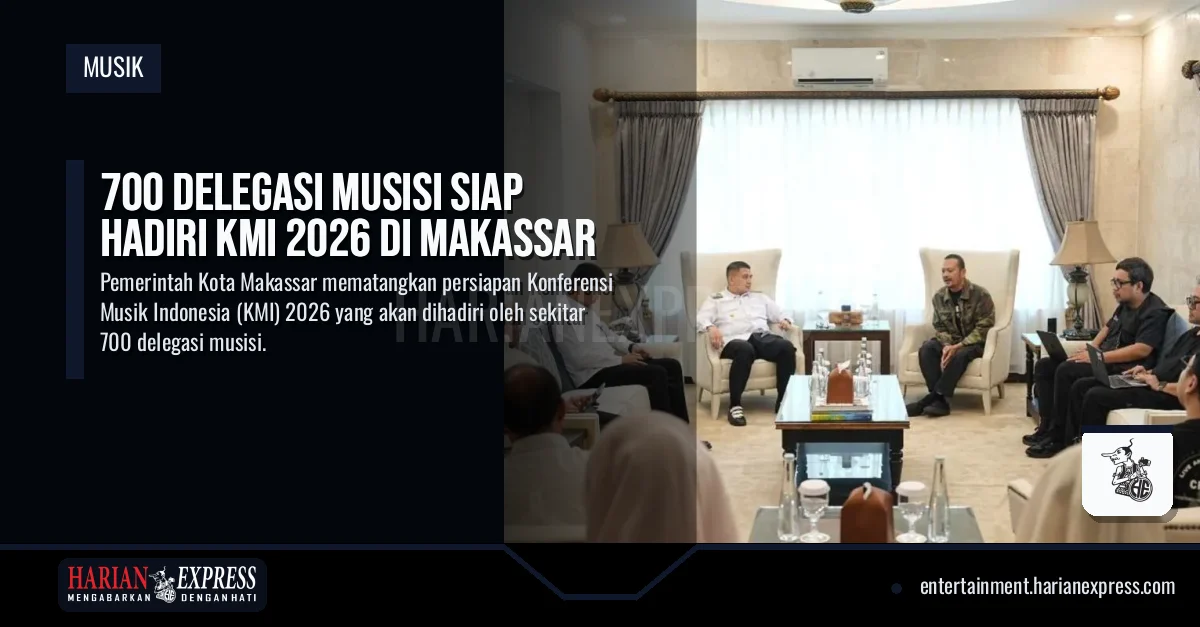 700 Delegasi Musisi Siap Hadiri KMI 2026 di Makassar